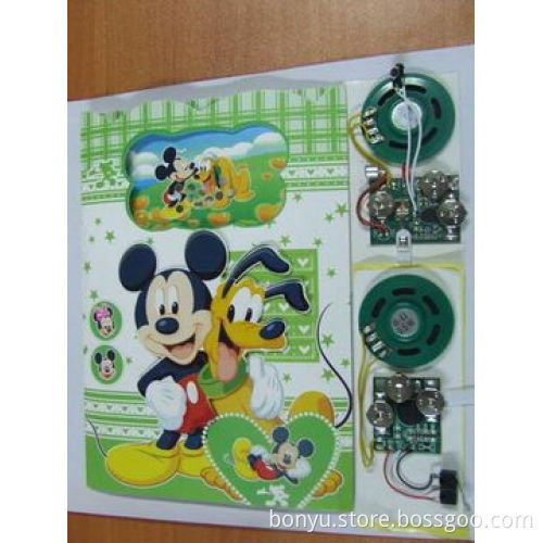 Record greeting card, it can show your human voice and more information to others